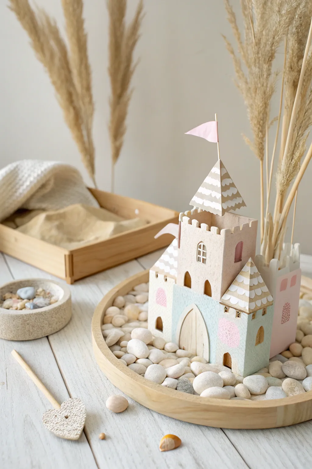 Embrace creativity with this charming sandcastle shape craft that beautifully blends art and math!