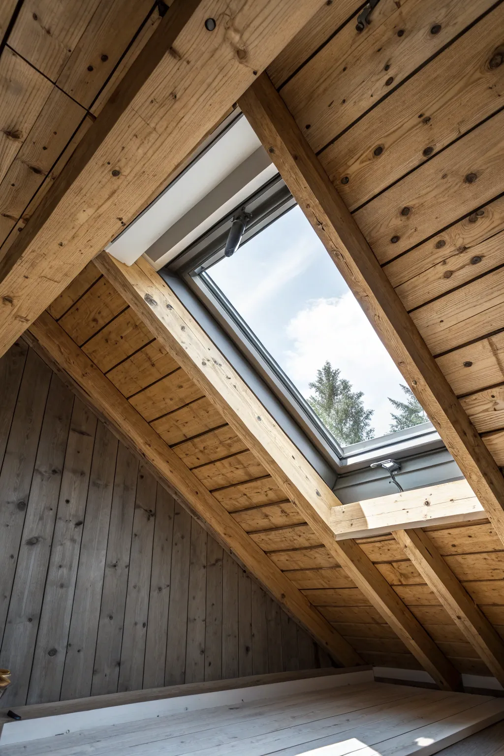 Transform your attic with a touch of faux skylight magic.