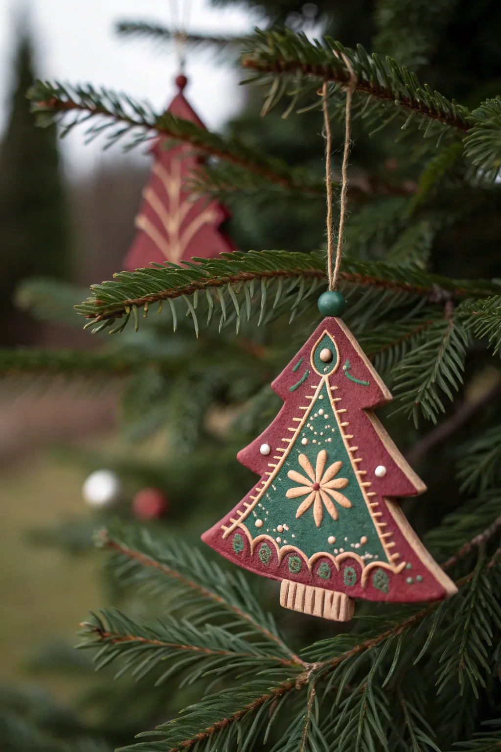 Embrace the festive spirit with handcrafted clay ornaments that bring vibrant charm to your Christmas tree.