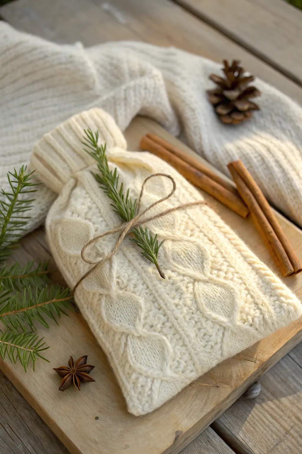 Embrace the warmth of simplicity with this beautifully crafted hand pack, perfect for a cozy Christmas Eve stroll.