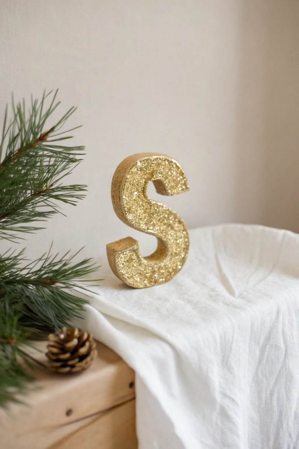 Add a touch of sparkle to your holiday decor with DIY sequin letters—where minimalism meets festive glam!