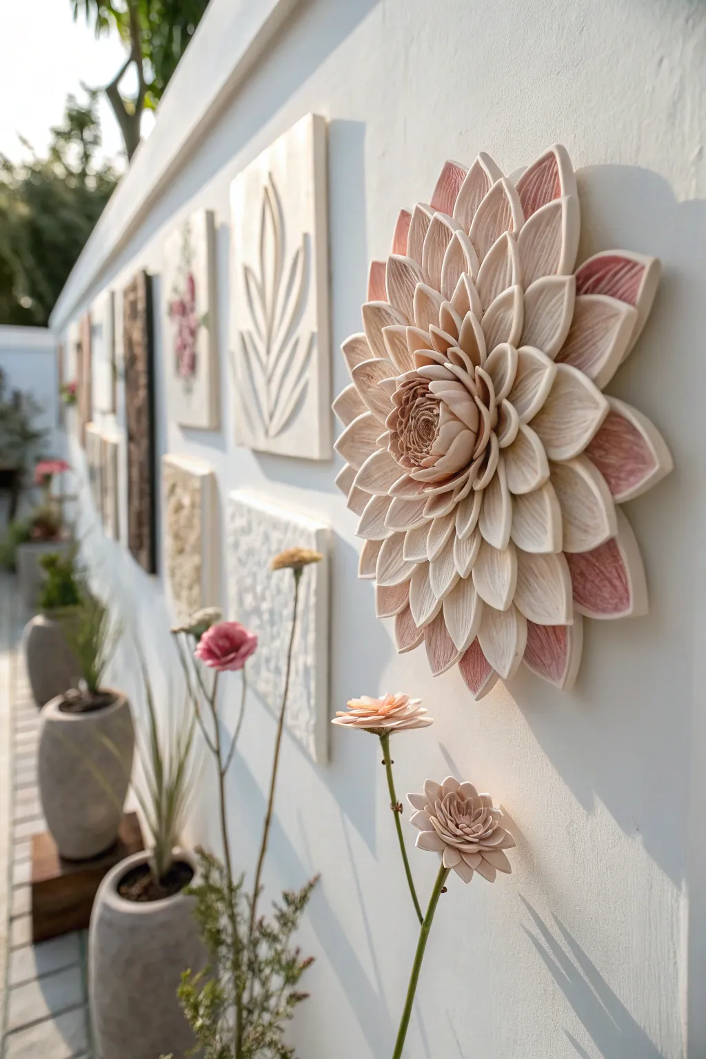 Tell your story with the elegance of clay floral art.
