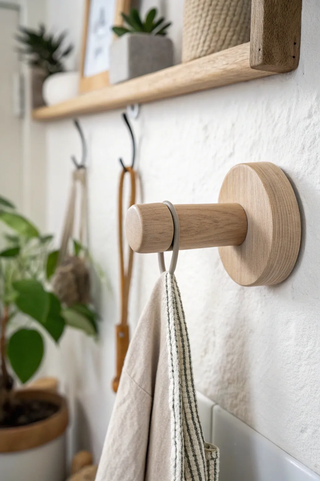 Elevate your kitchen with the perfect blend of clay and wood. #RusticChic #ScandiBoho