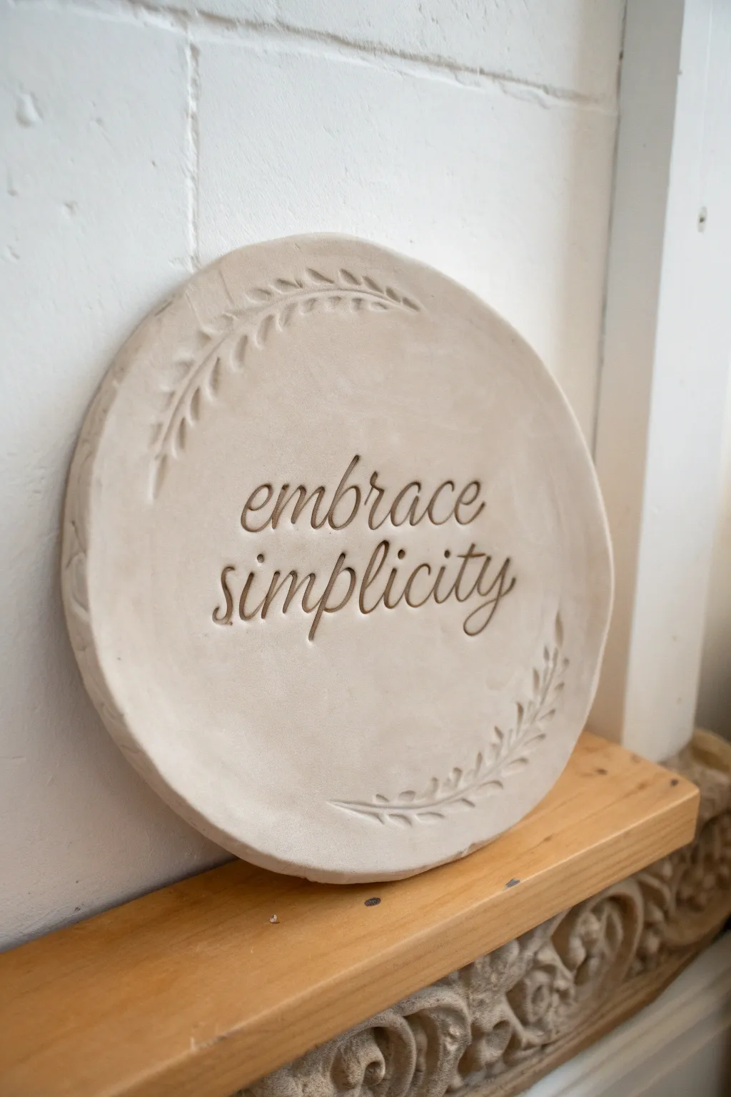 Embrace simplicity with elegance — Let daily inspiration adorn your walls.