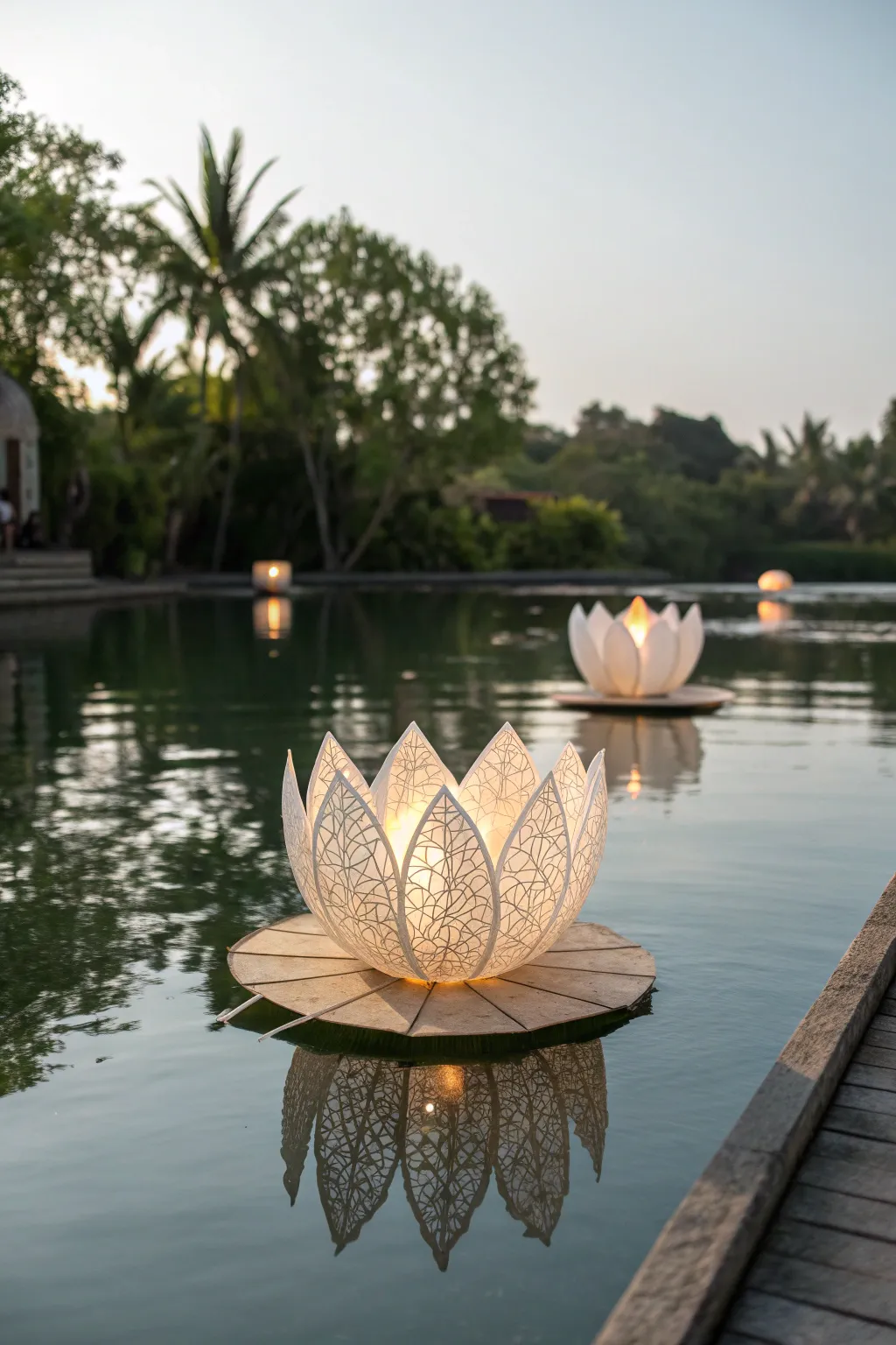 Discover the art of tranquility with floating installations that captivate and inspire.