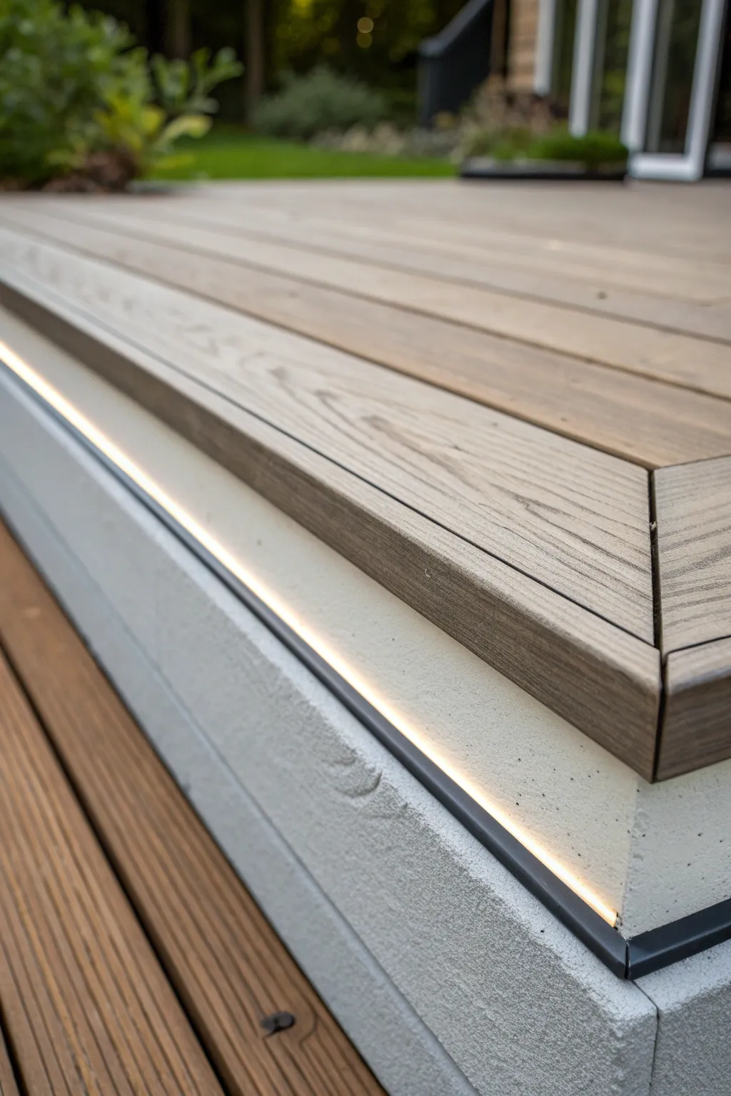 Transform your deck with a simple paint touch-up for a sleek and stylish edge finish.