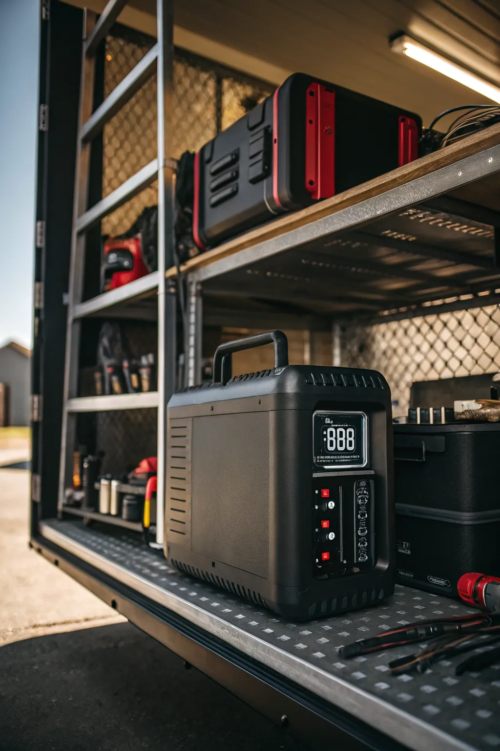 Stay powered on the go: The ultimate portable power station for your trailer setup.