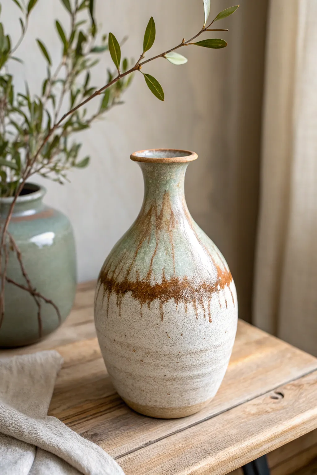 Discover the rustic allure of oxide washes, adding depth and earthy elegance to minimalist ceramics.