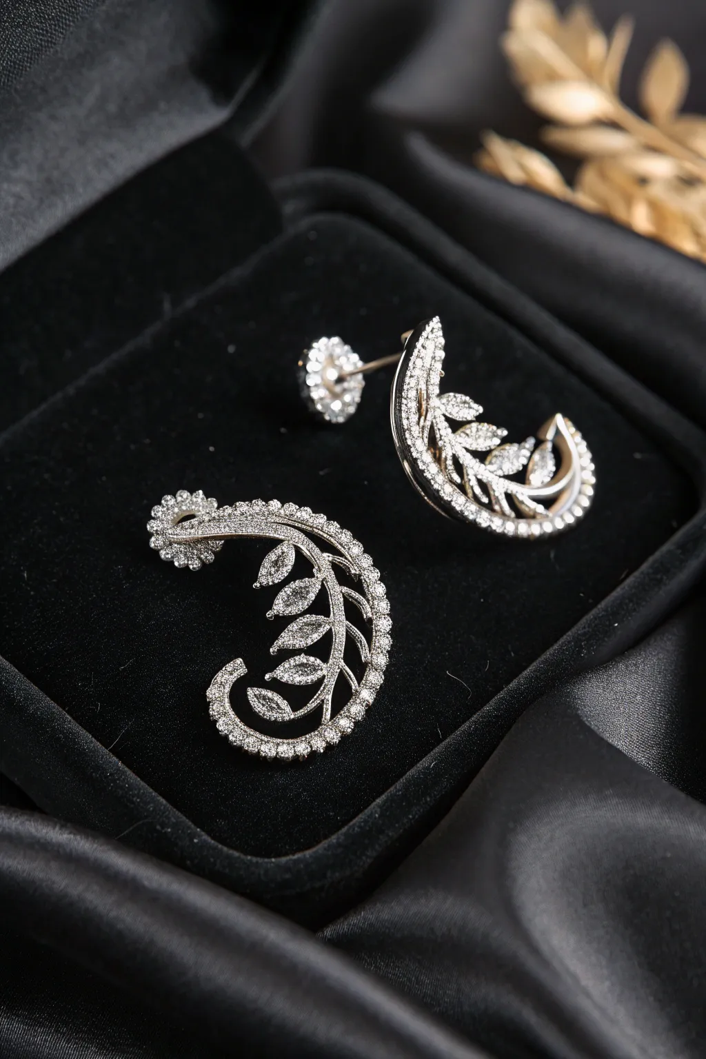 Sophisticated ear cuffs that add an unexpected twist to your style.