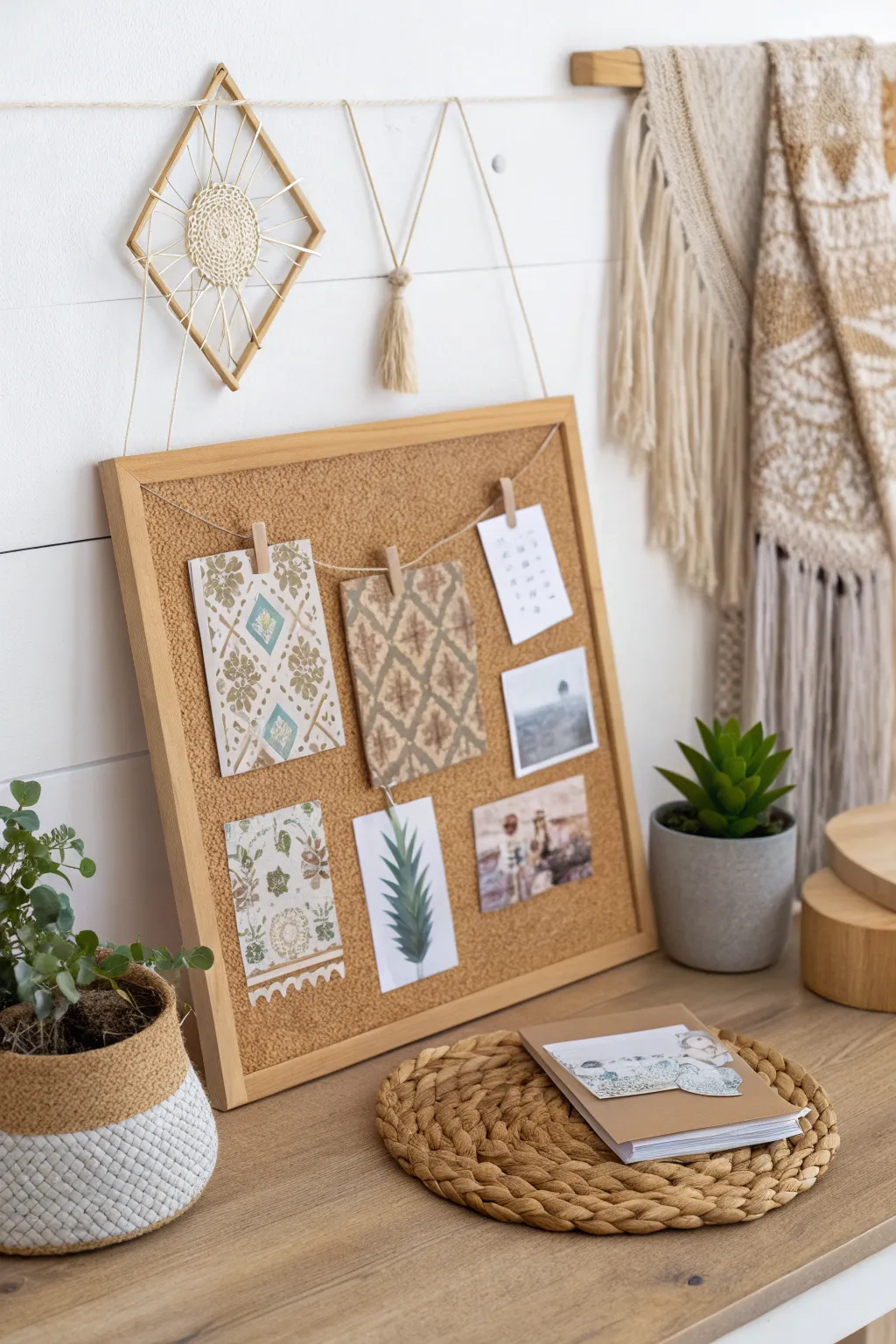 Discover the art of blending digital designs with traditional crafts on your vision board. #ScandiBoho #VisionBoardInspiration