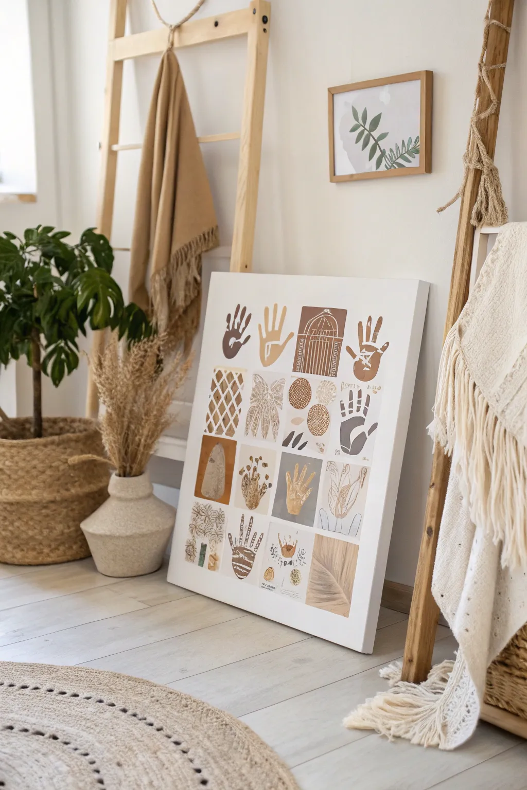 Craft memories with a touch of artistry: A minimalist collage that speaks volumes.