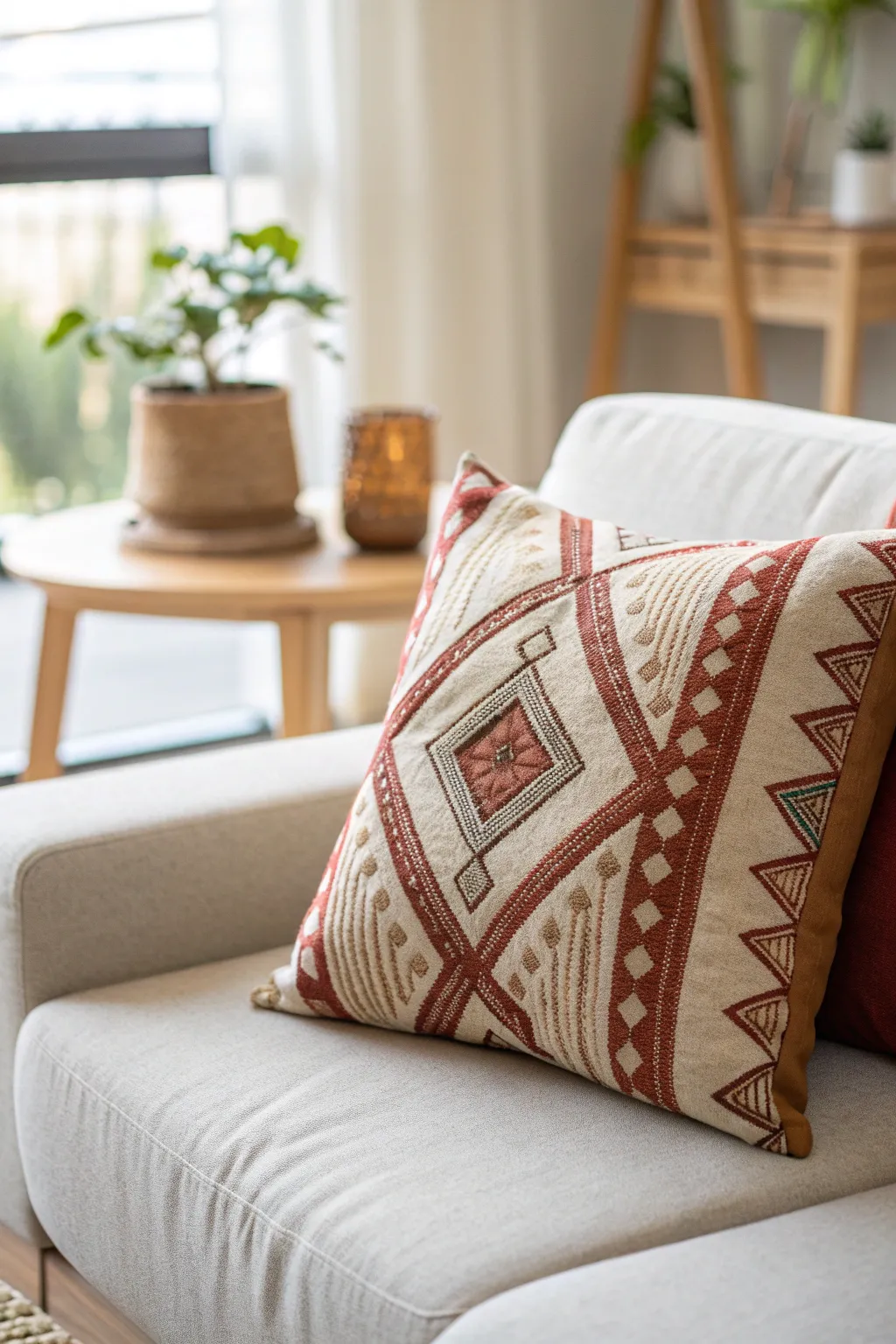 Elevate your space with the simplicity and charm of handcrafted decorative pillows.