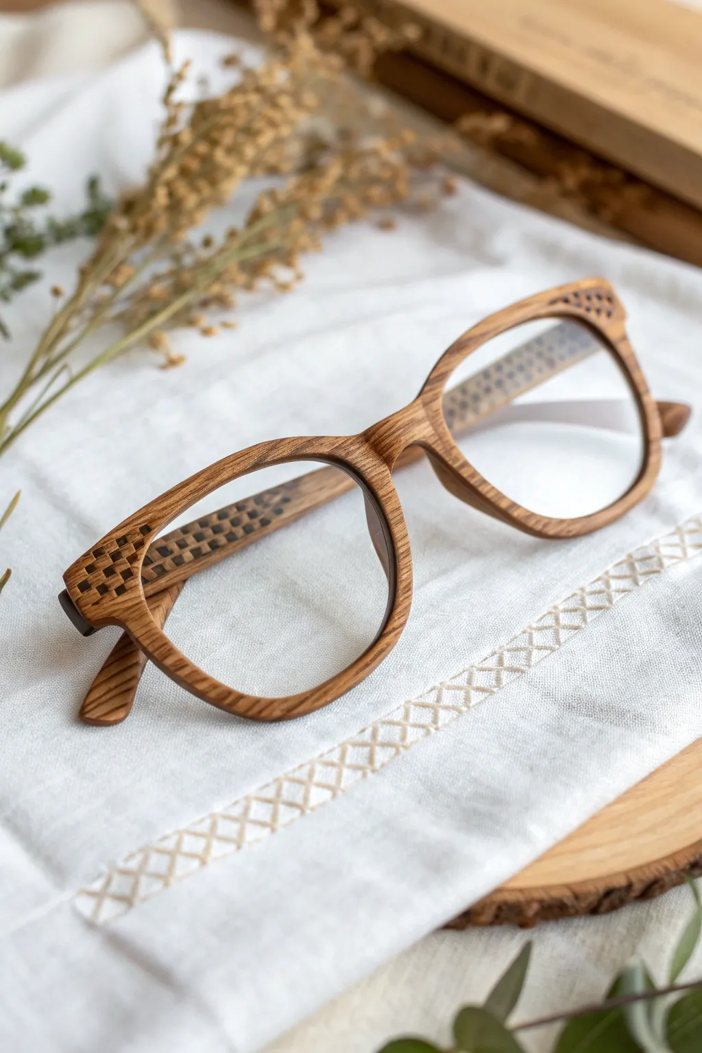 Sustainable Style: Embrace eco-friendly elegance with these beautifully crafted wooden glasses.