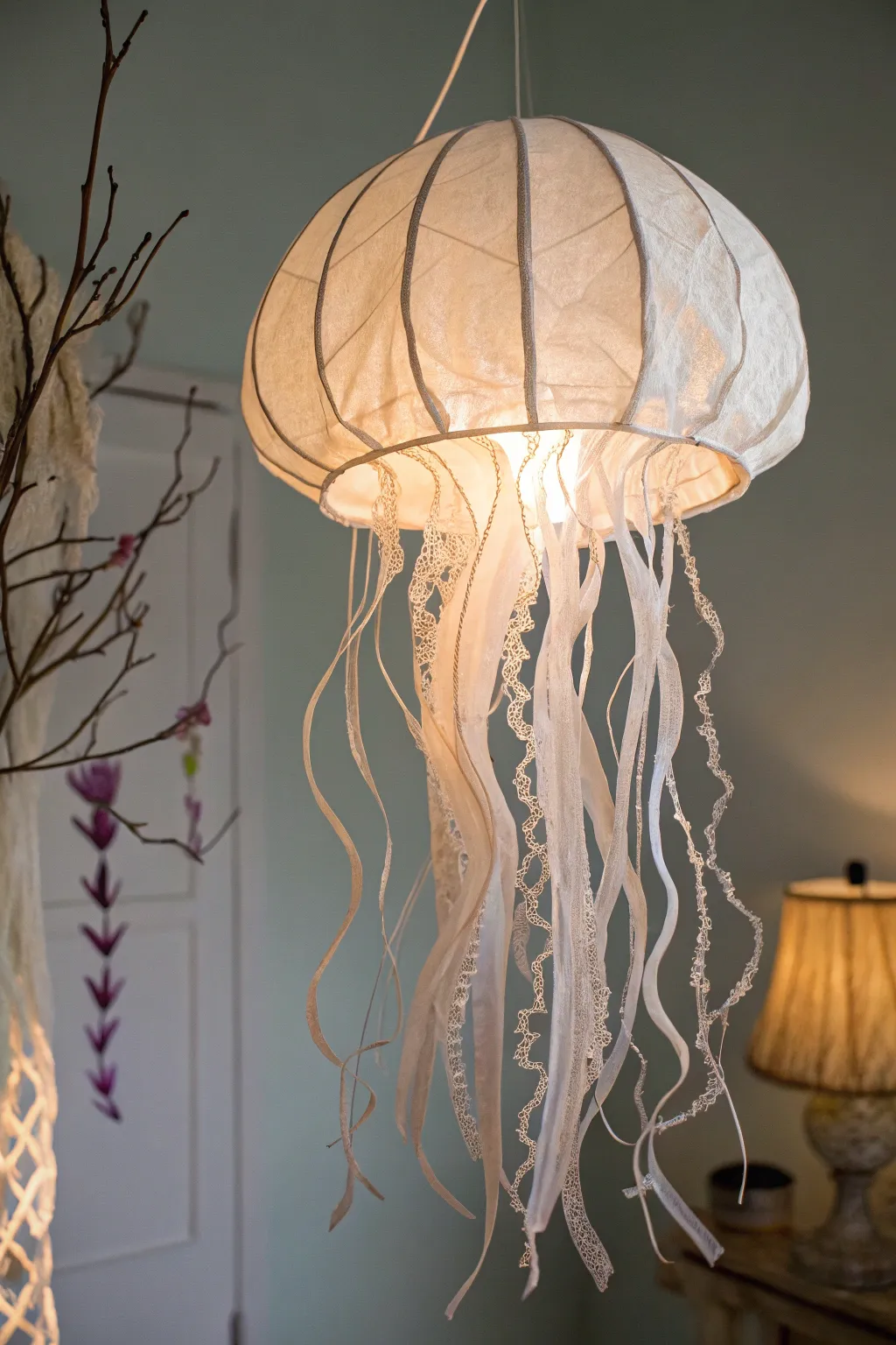 Dive into elegance with these enchanting jellyfish lanterns, perfect for adding a whimsical touch to any gathering.
