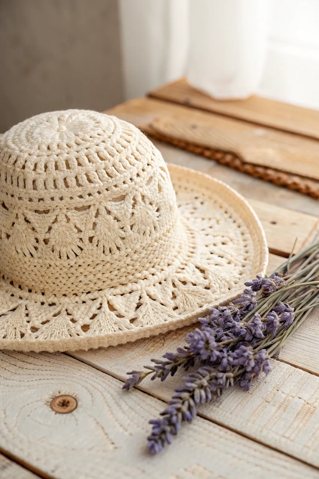 Wrap Grandma in warmth and style with a vintage-inspired crochet hat, crafted with love.