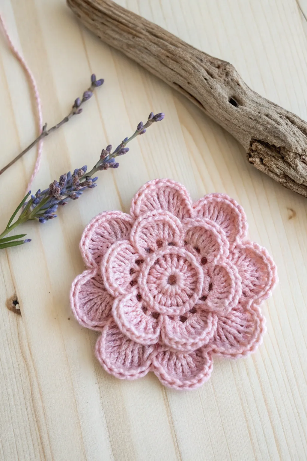 Elevate your market stall with a touch of personalization—introducing our signature crochet flower, a testament to craftsmanship and minimalistic elegance.