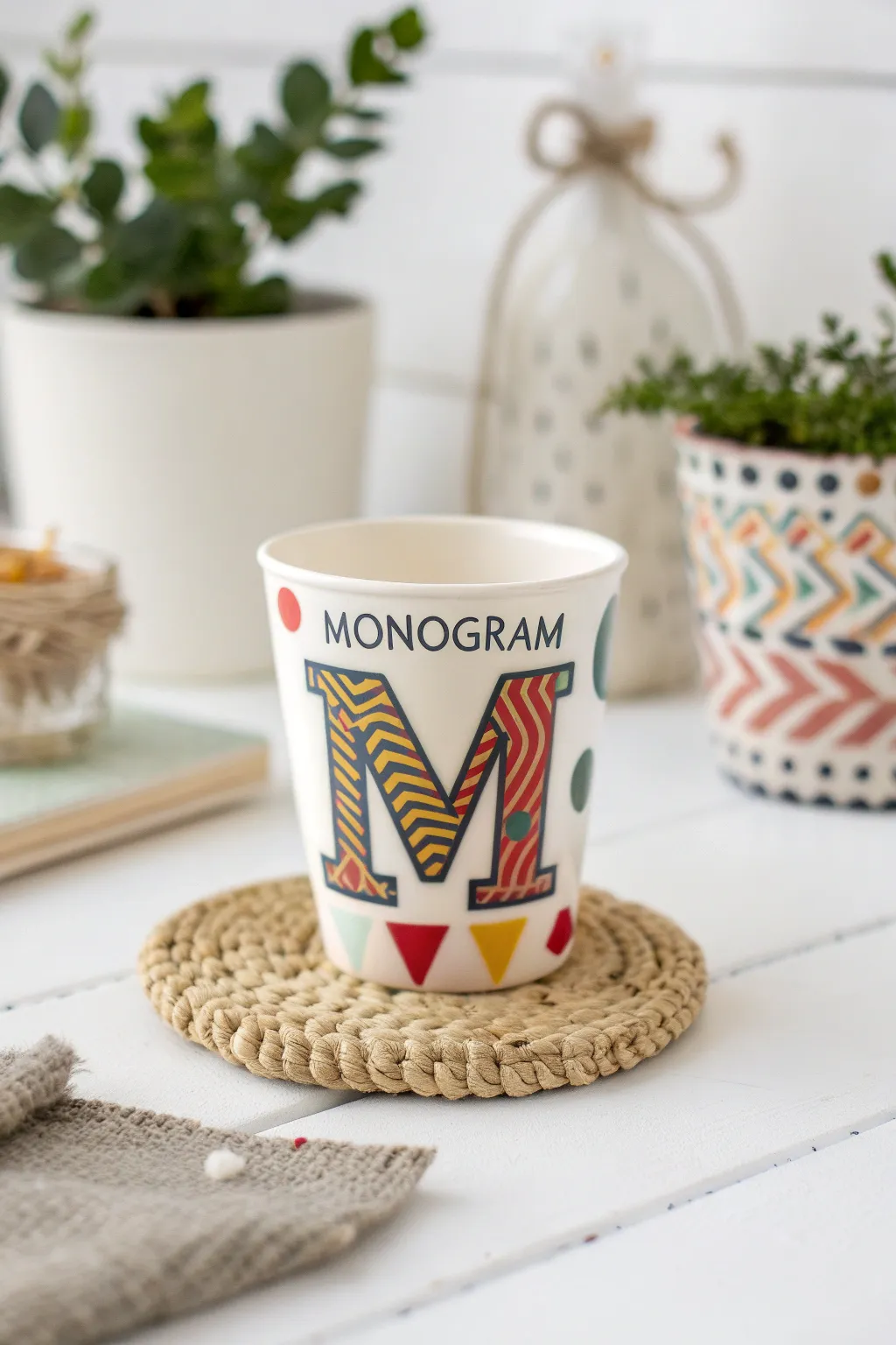 Embrace playful elegance with pop art monograms, where vibrant creativity meets minimalist charm.