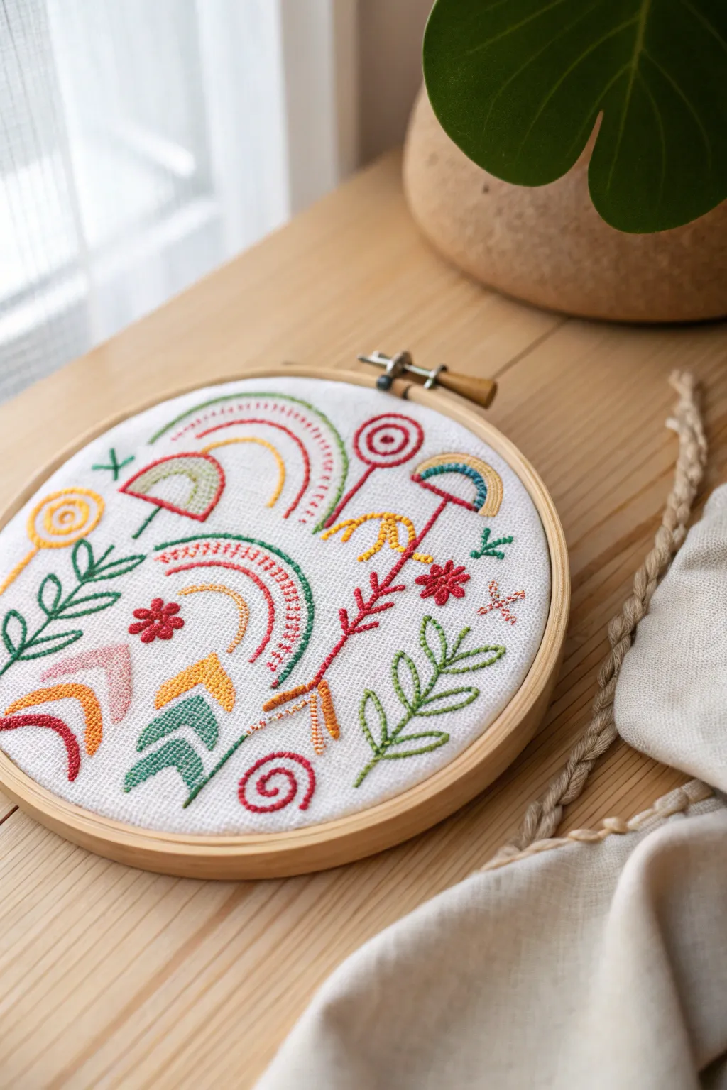 Add a playful touch to your decor with whimsical cross stitch patterns.