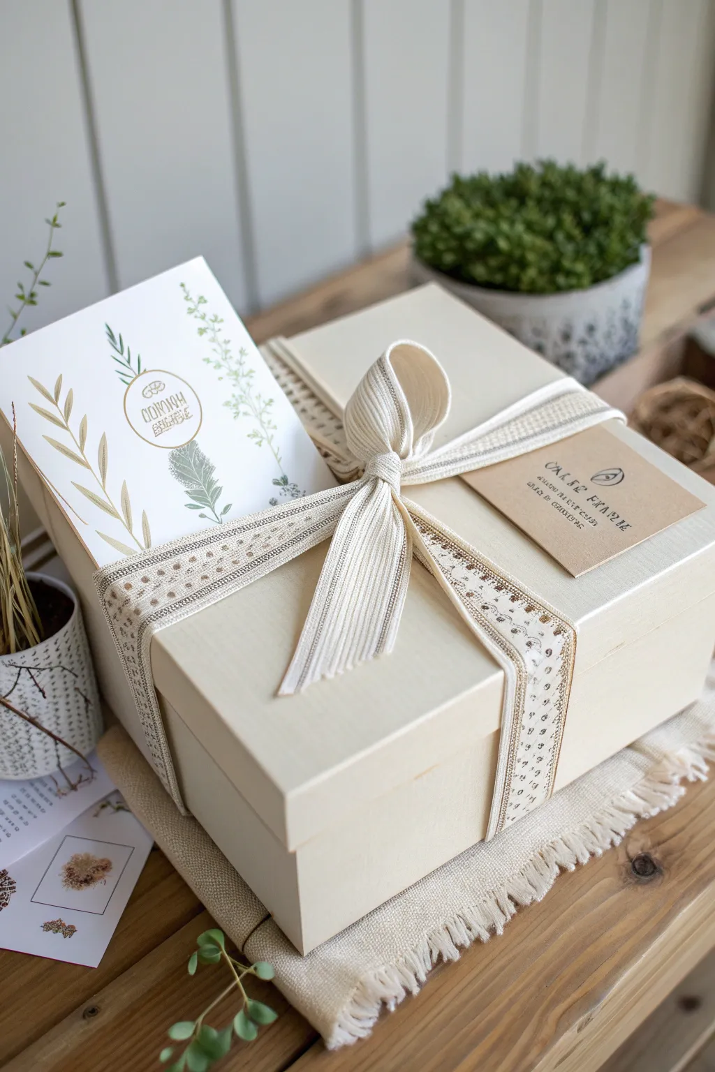 Unbox a surprise with minimalist charm and playful interactivity.