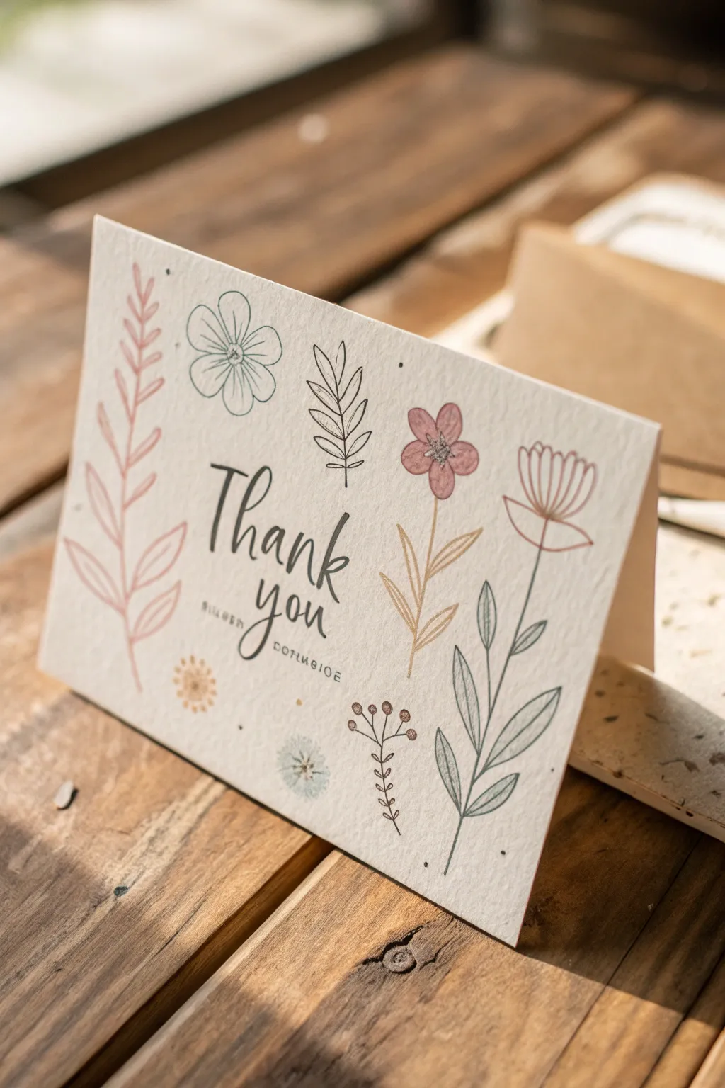 Craft your gratitude with eco-friendly elegance. 🌿✨ #SustainableBeauty #ThankYouCard