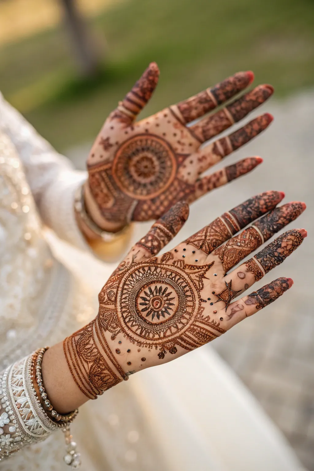 Henna designs add intricate beauty and artistry to your Diwali captures.