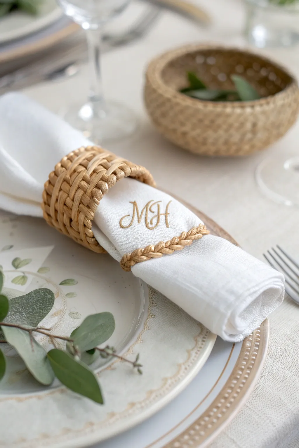 Add a personal touch to your celebration with elegant DIY napkin rings that speak volumes about craftsmanship and simplicity.