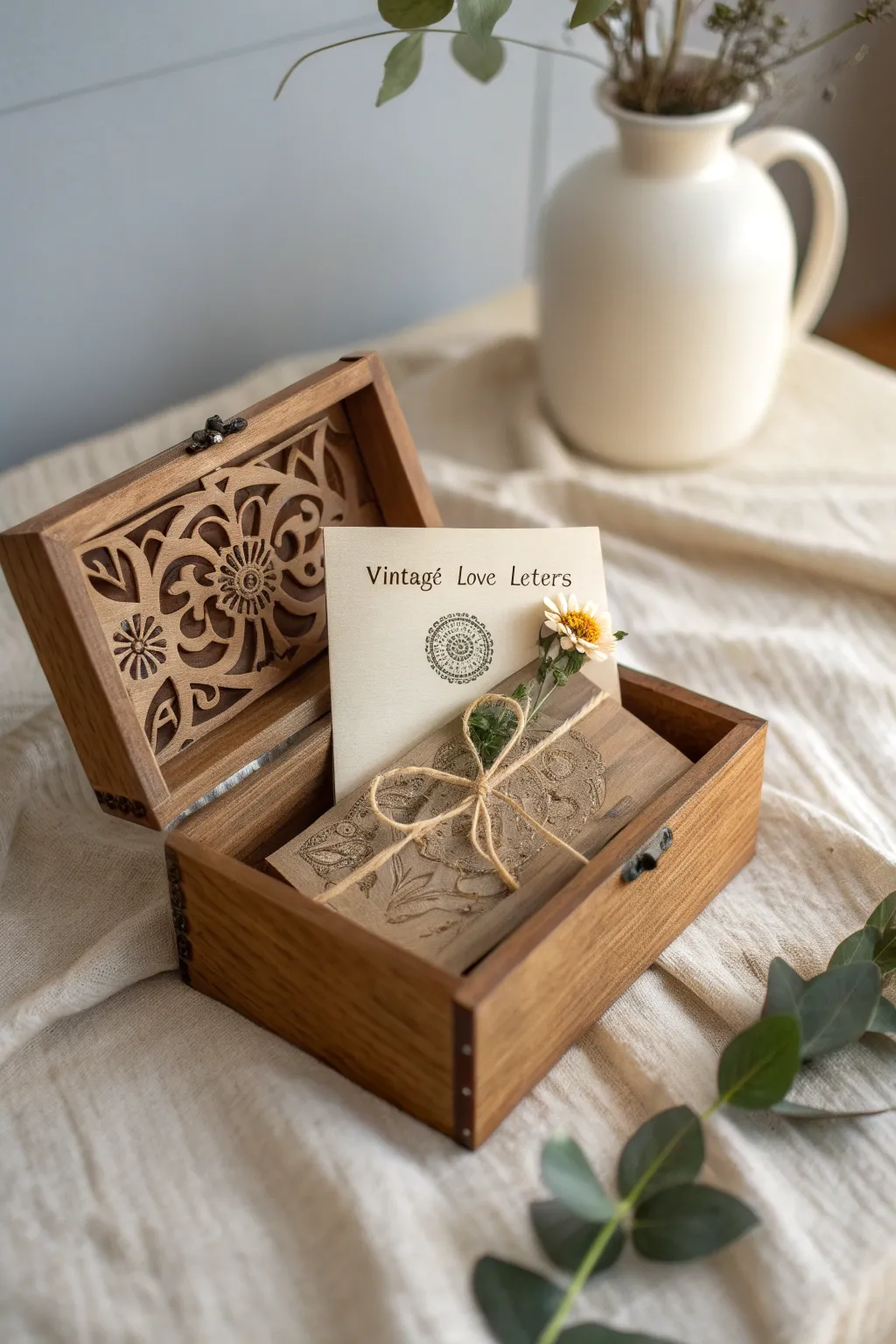 Capture shared memories in a beautifully crafted memory box, a perfect DIY anniversary gift.