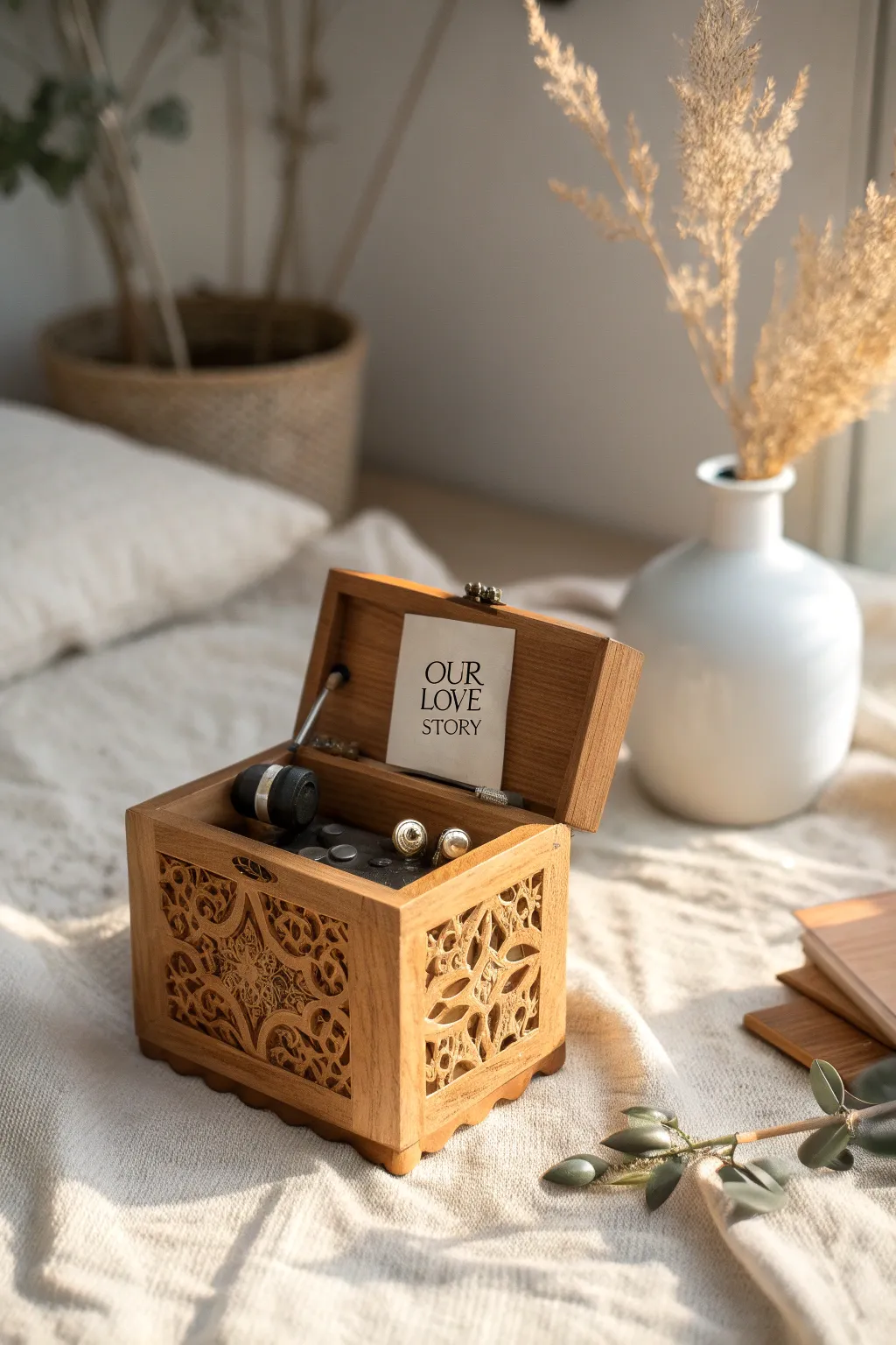 Capture your love story through music - a timeless, handcrafted gift full of cherished memories.