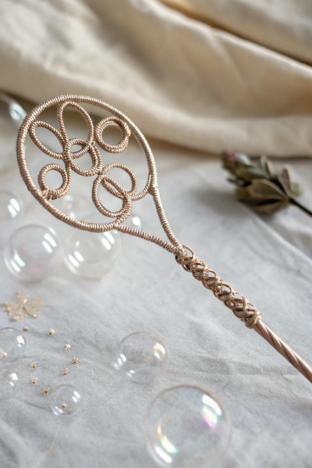Craft your own magic with a touch of elegance: Twisted Wire Bubble Wands.