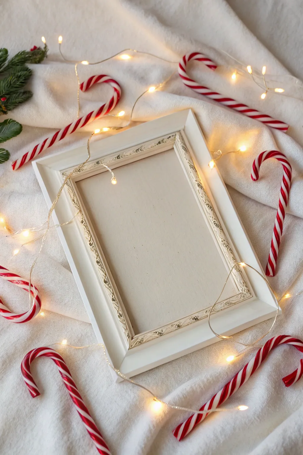 Sweeten your holiday decor with this charming candy cane frame — a delightful blend of simplicity and whimsy!