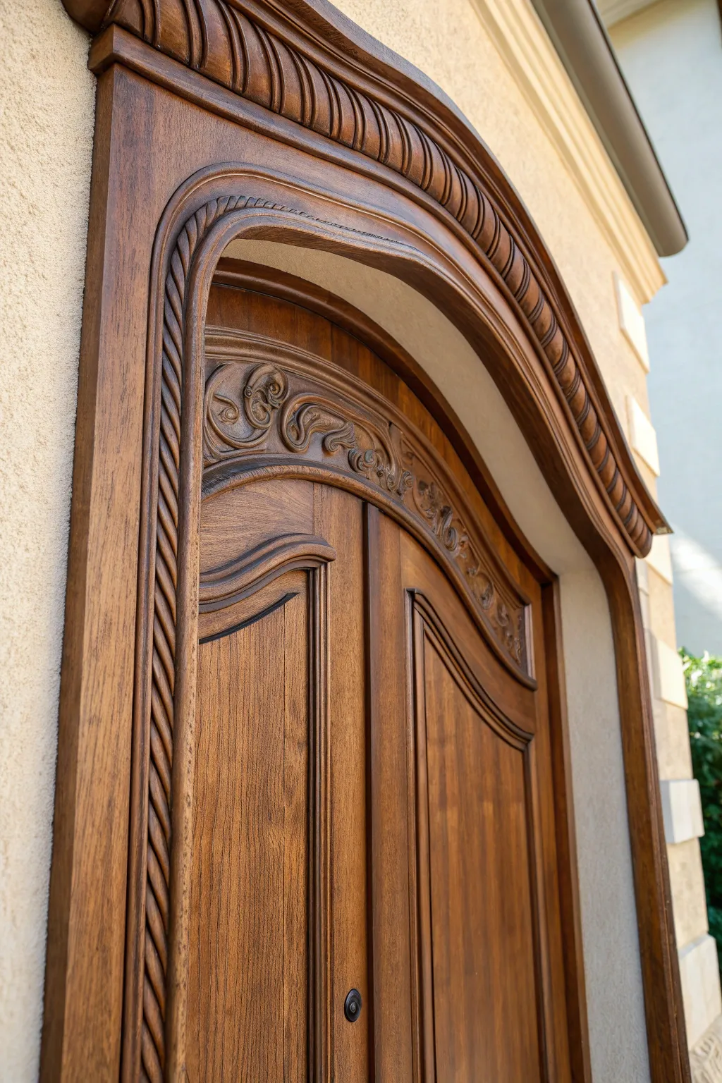 Add a touch of whimsy to your space with curvy door trim designs.