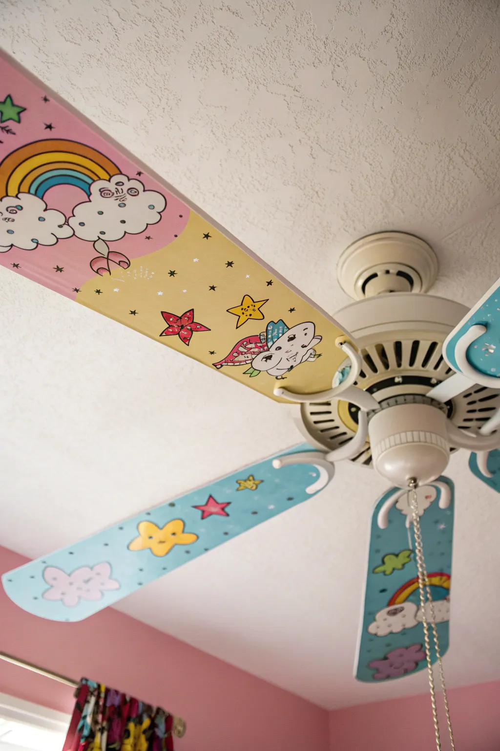 Transform your child's room into a magical wonderland with playful fan blade designs!