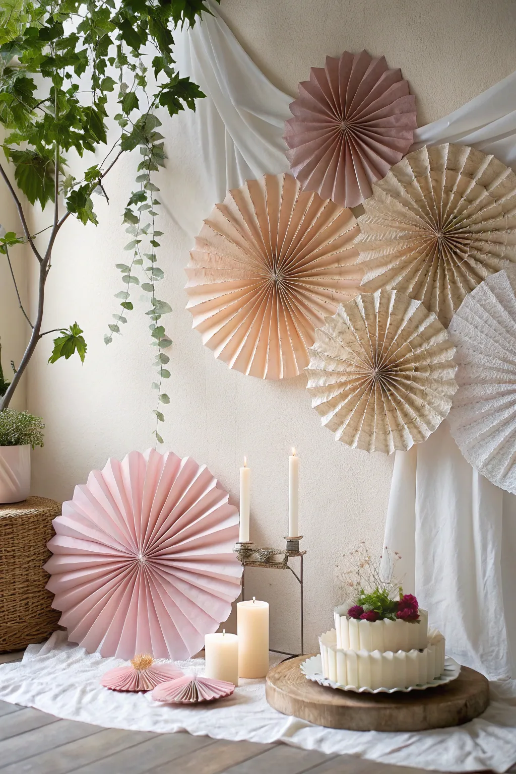 Capture the spark of creativity with this stunning DIY tissue paper fireworks backdrop, perfect for your next Instagram-worthy party moment.
