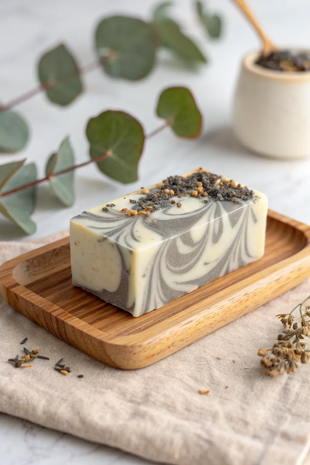 Transform your handwashing routine into a spa-like escape with this handcrafted Earl Grey tea soap.