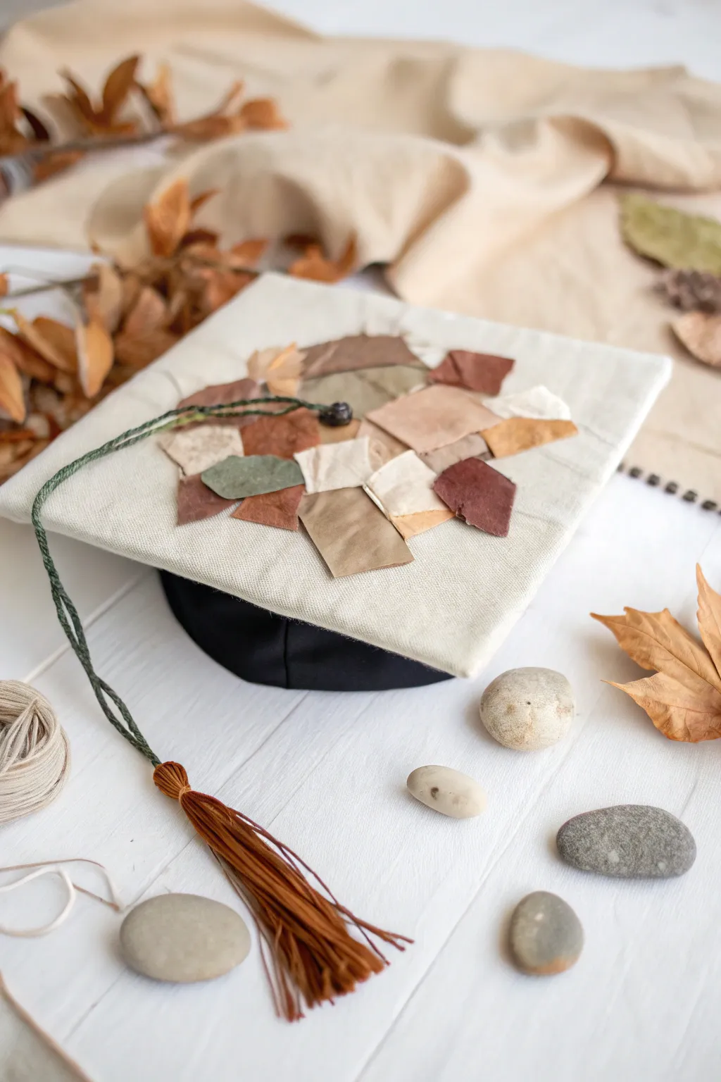 Celebrate your achievements with a touch of nature: Craft a graduation cap that honors both your journey and the planet.