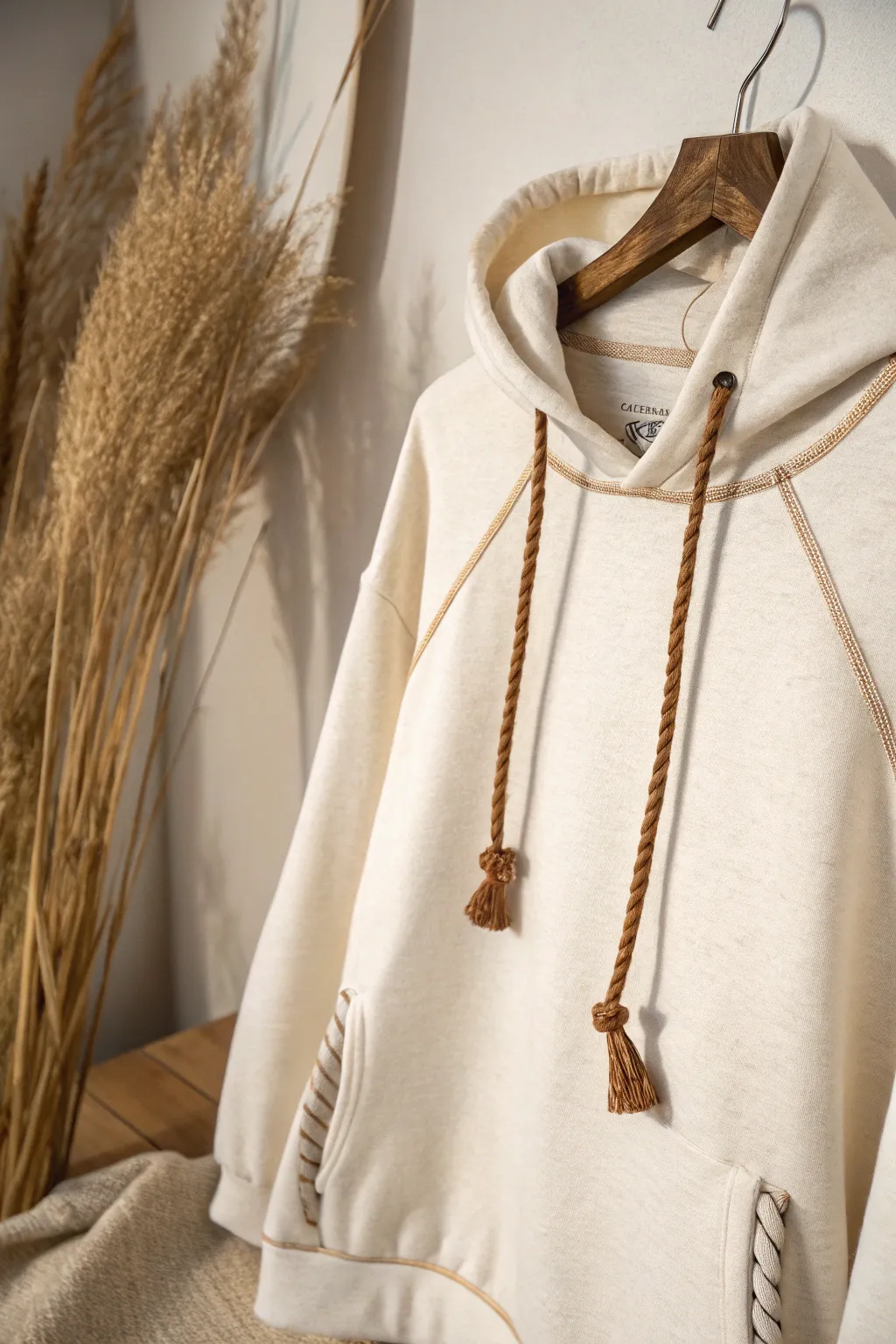 Elevate your hoodie game with stylish side drawstrings. Perfect blend of form and function!