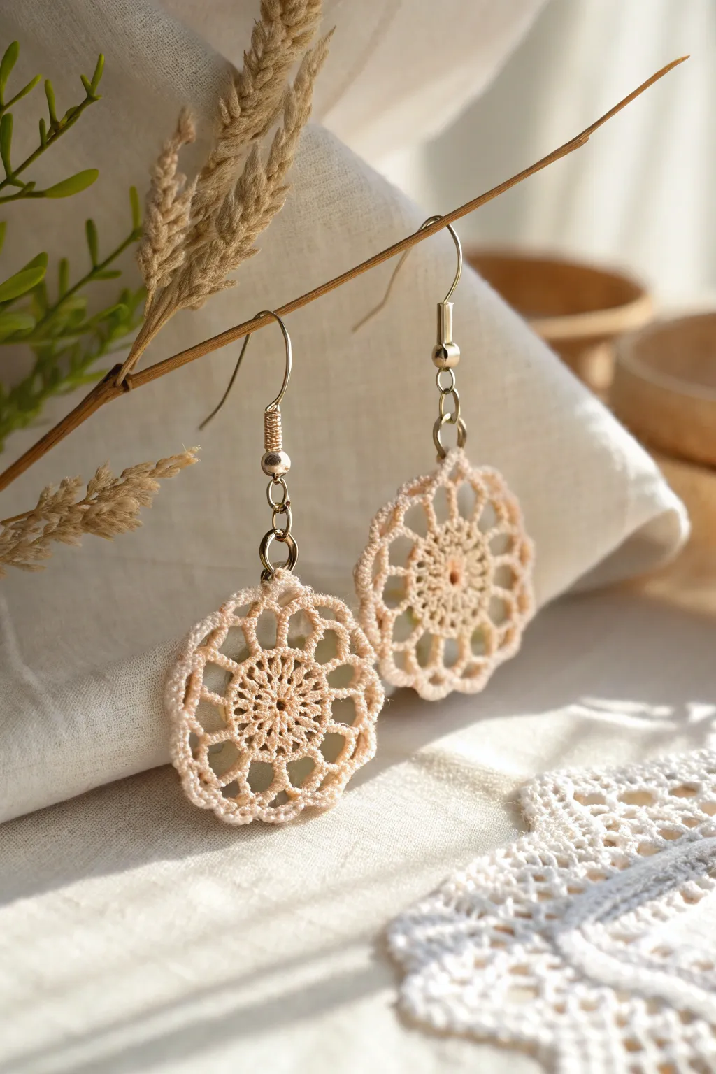 Elevate your summer style with handcrafted crochet earrings - where simplicity meets elegance.