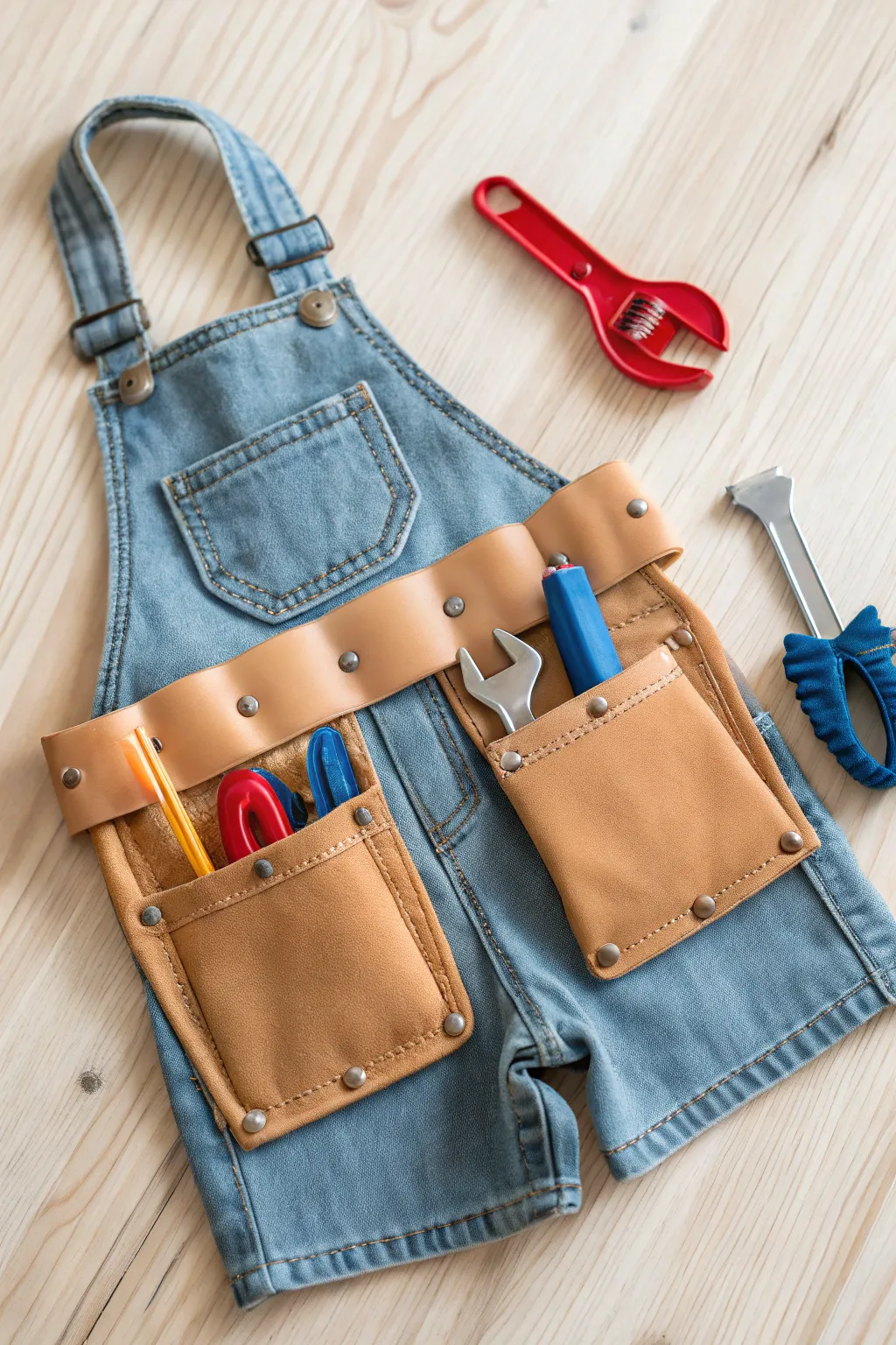 Craft a playful world for your mini mechanic with this charming DIY costume!