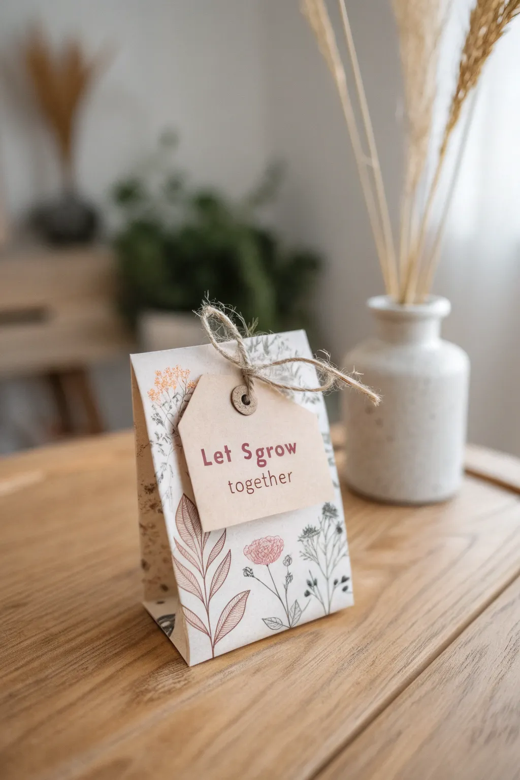 A promise of growth and beauty: DIY Valentine’s flower seed packet.