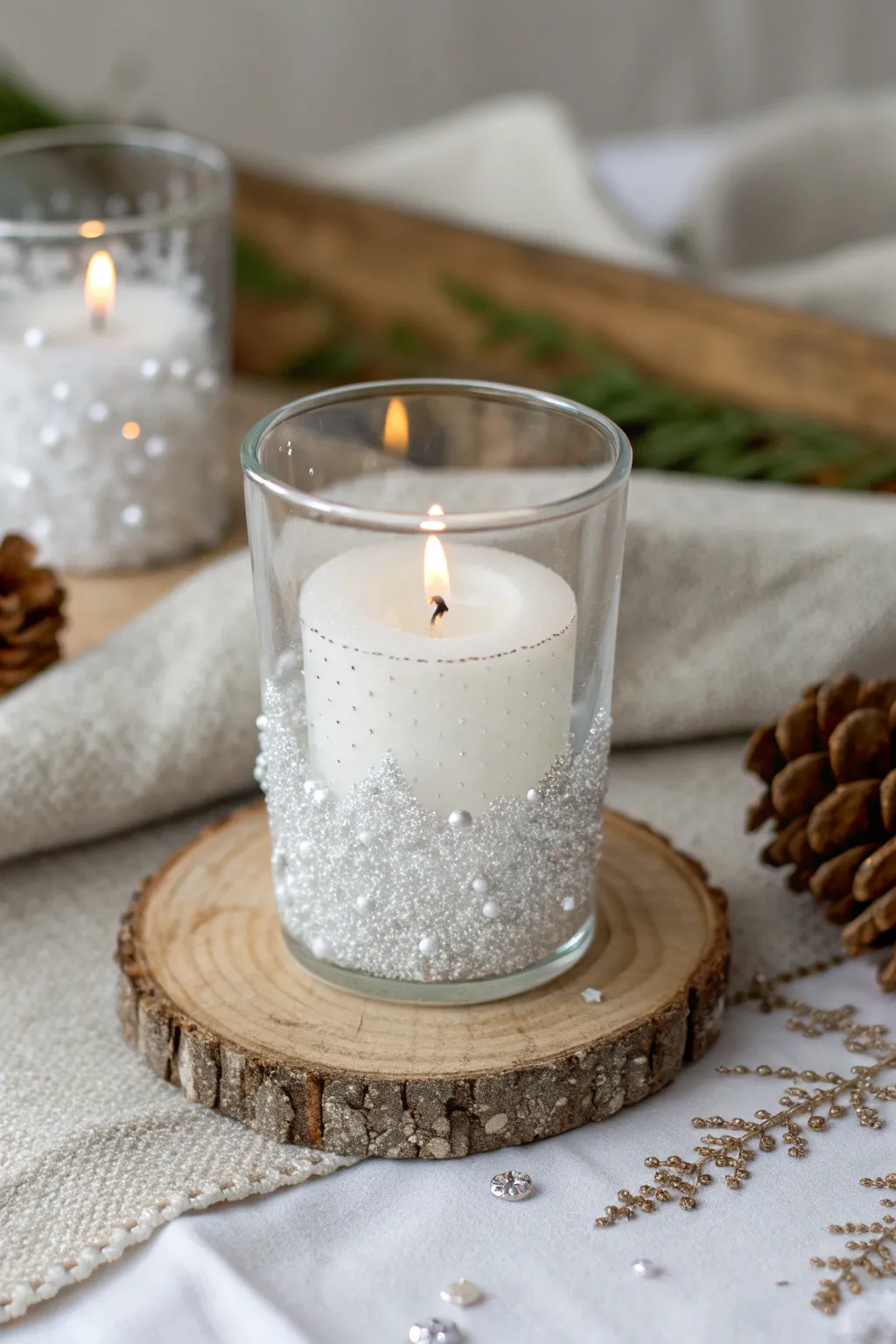 Illuminate your winter nights with a touch of snowy elegance.