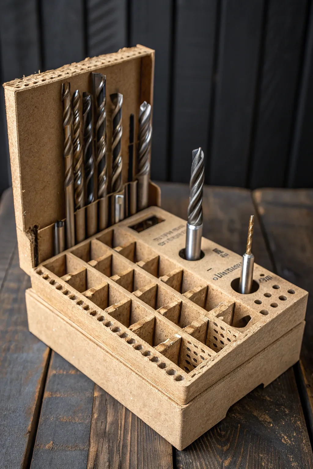 Sustainable Style: Organize your tools with an eco-friendly cardboard solution.