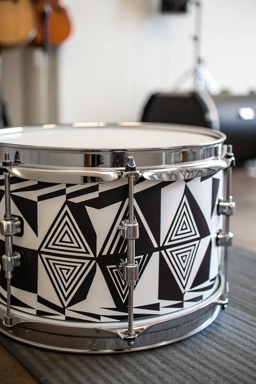 Elevate your style with a geometric masterpiece that's sure to turn heads.