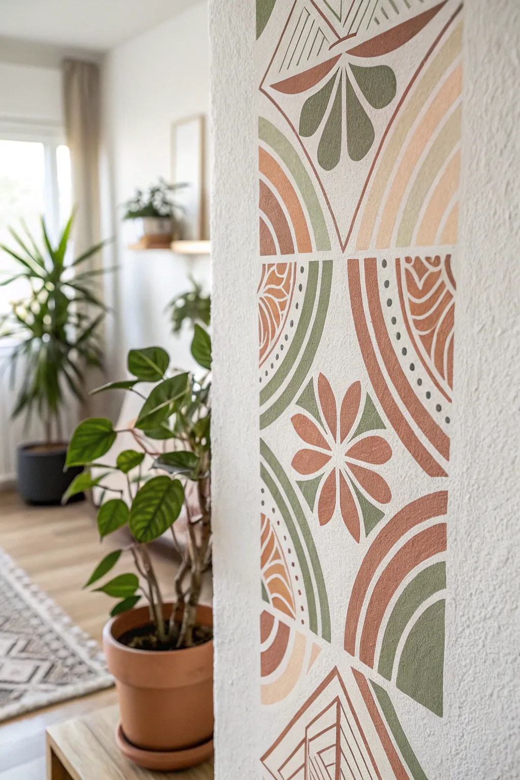 Transform your space with handcrafted wall decals – simple elegance meets natural beauty.