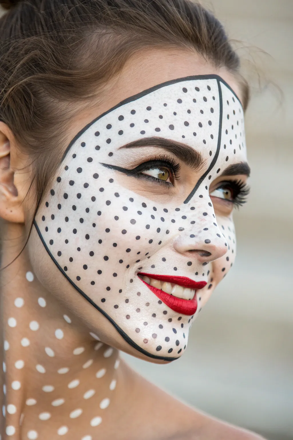 Unleash your inner comic book hero with bold outlines and dramatic dots.