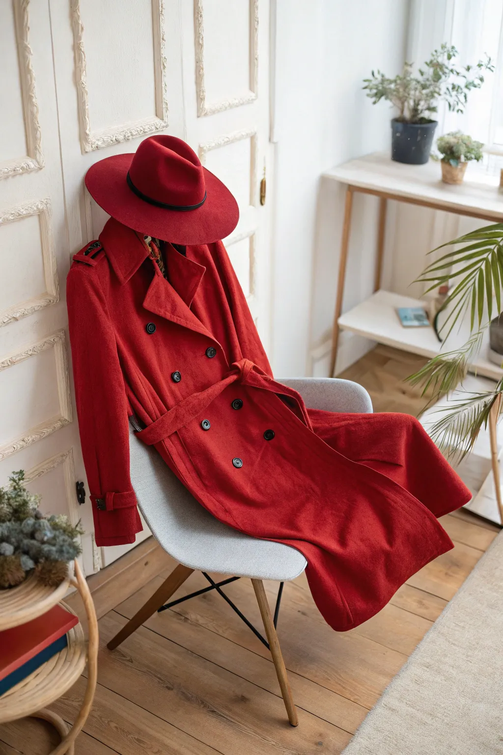 Embrace the mystery of Carmen Sandiego with a minimalist twist this Halloween. #ScandiBohoChic