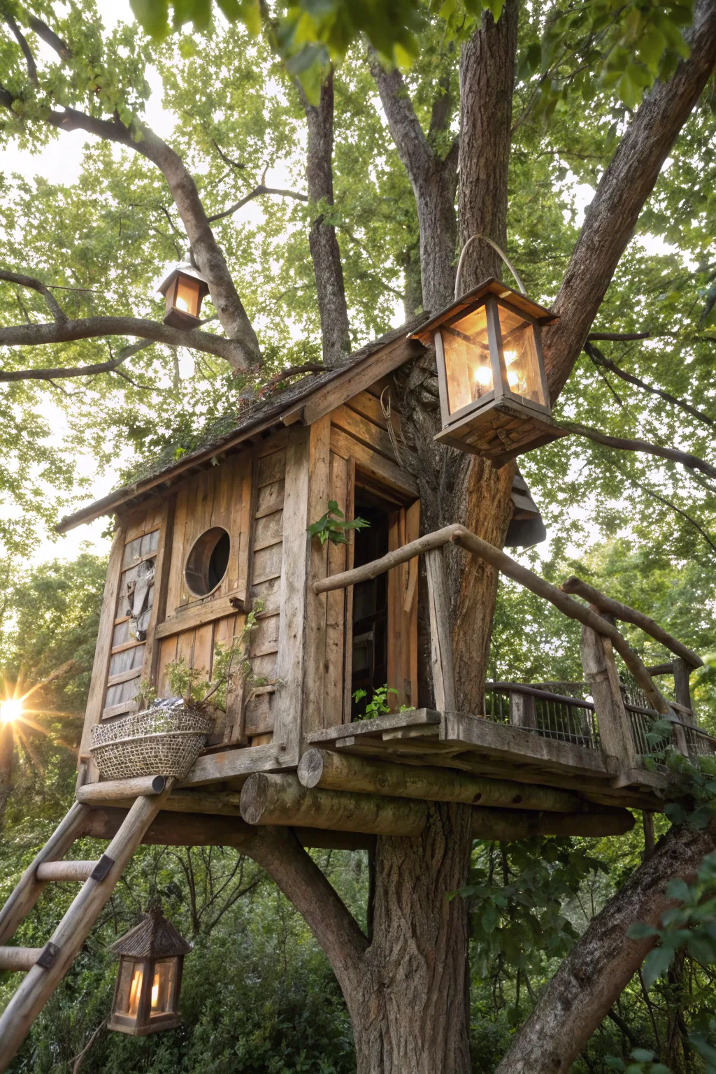 Embrace sustainability with this eco-friendly tree house design, where nature meets innovation.