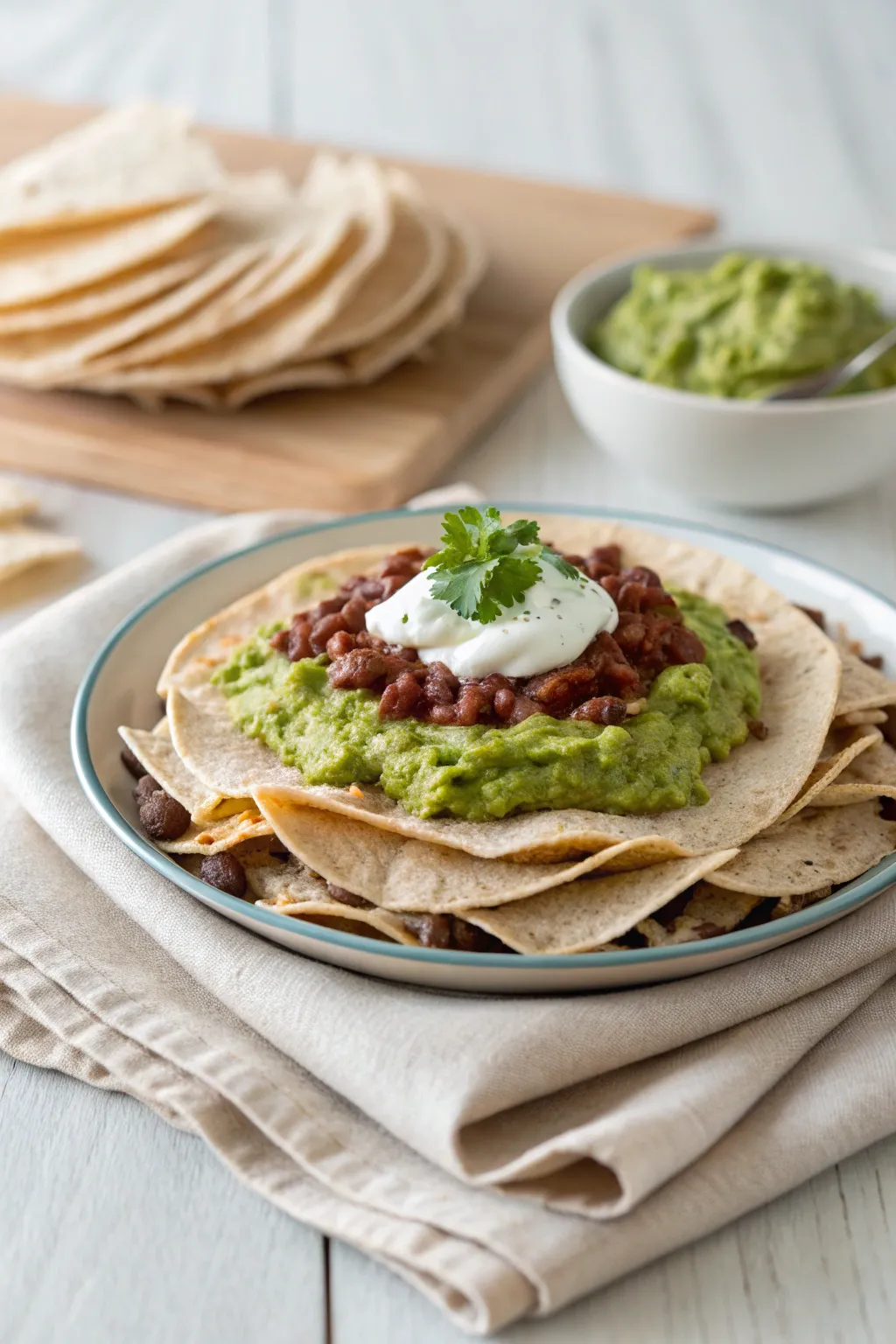 Elevate your party snacks with this stunning layered tortilla dip – simplicity meets taste!