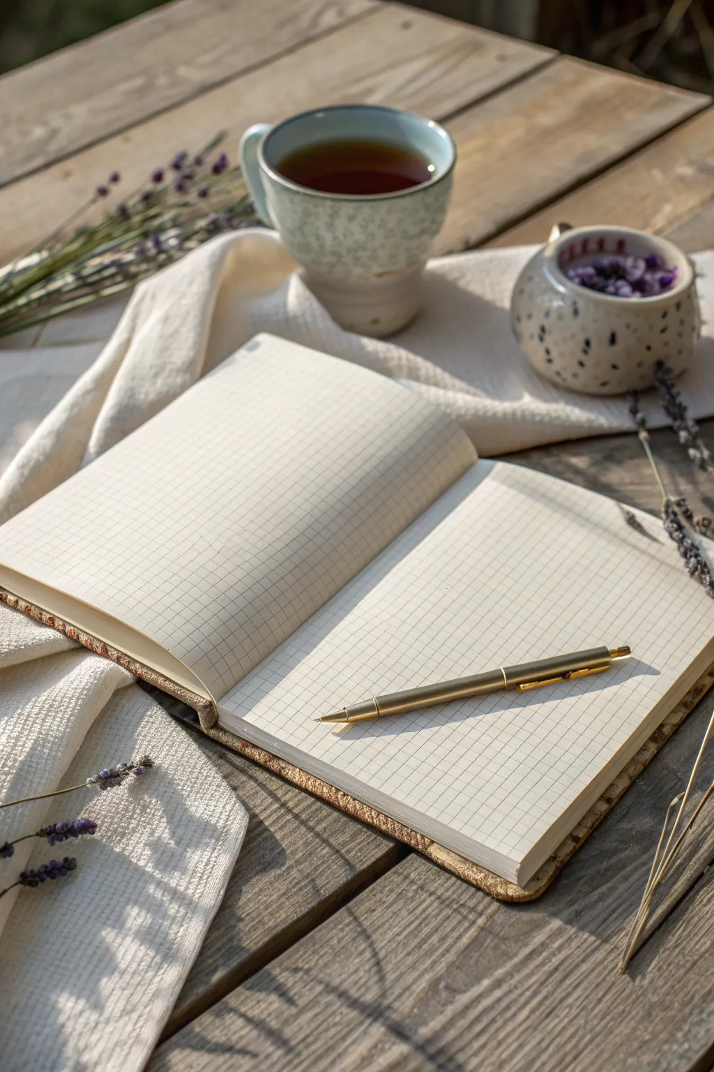 Begin your culinary journey with a touch of elegance—transform your notebook into a cherished recipe collection.