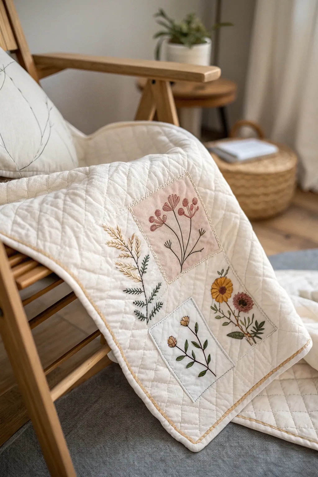 Add a personal touch to your quilts with handcrafted sew-on patches, where simplicity meets artistry.