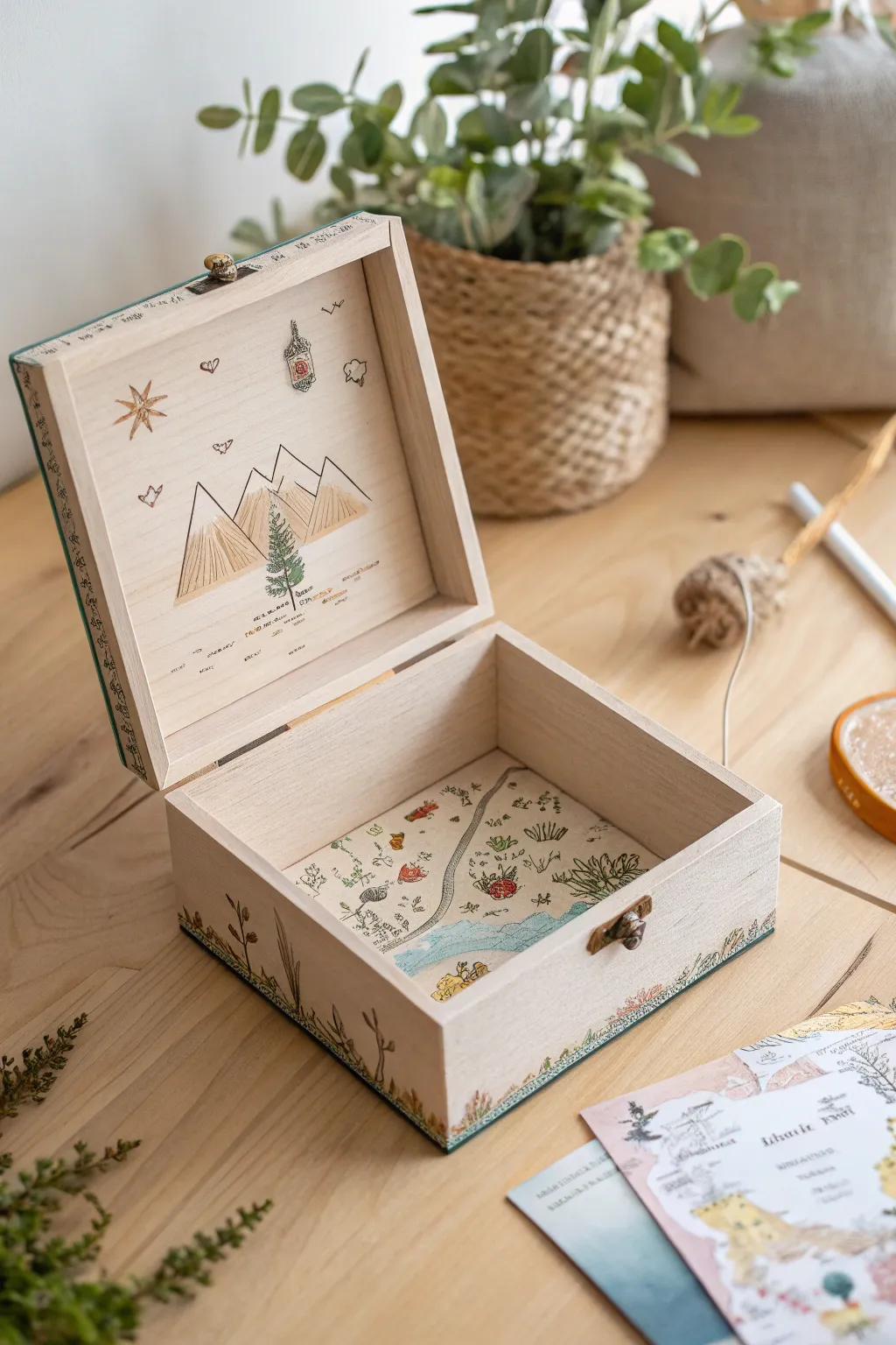 Discover new adventures with every fold of this charming explosion box!